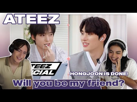 ATEEZ Will you be my friend? ReactionㅣCouple React to ATEEZ Variety ContentㅣATEEZ is still so funny