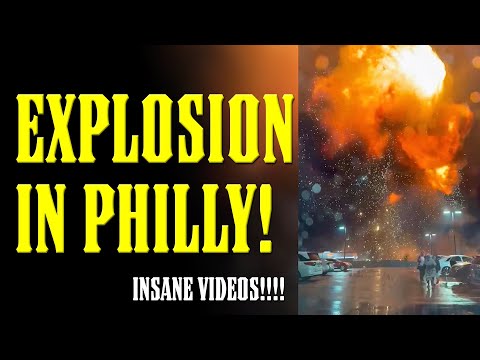 MASSIVE EXPLOSION in Philadelphia!! PLANE CRASH is the Official Story So Far!!