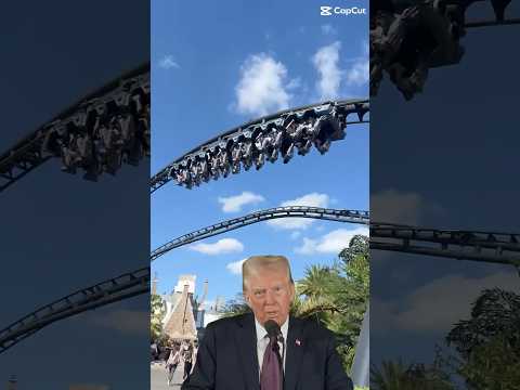 Trump Comments on Velocicoaster 😄😄#universalorlando