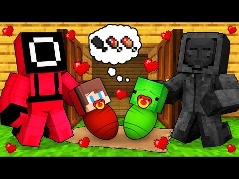 JJ and Mikey were ADOPTED by FRONT MAN in Minecraft - Maizen