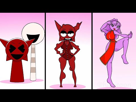 Sprunki OC Human Mroona and Wyrum Retake Phase 4, SPRUNKI OC BUT PKR SHOW | Compilation Incredibox