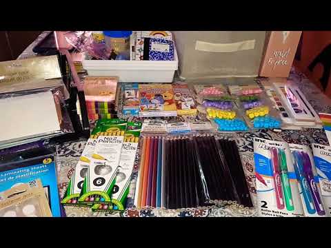 Dollar Tree Haul | School & Craft supplies