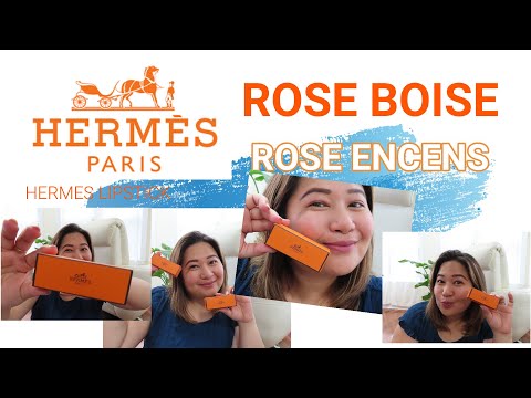 ROUGE Hermes lipstick WHAT TO CHOOSE ROSE BOISE OR ENCENS - MY REVIEW :)