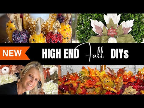 High End Fall Diys On a Budget/Dollar Tree Fall DIYS/Rich Color