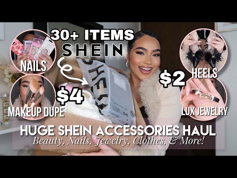 SHEIN ACCESSORIES HAUL 2025 | 30+ ITEMS | Beauty, Nails, Jewelry, Clothing, Phone Accessories, ETC!