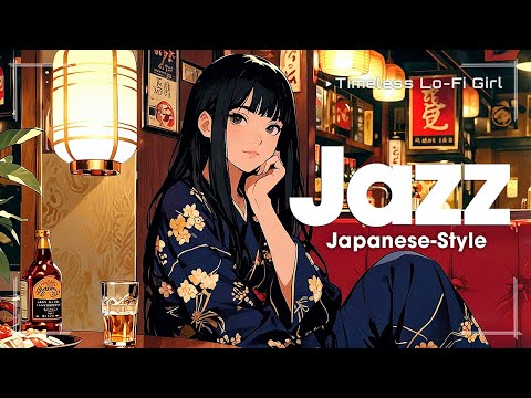 [Japanese Modern x Bar Jazz] Retro Nights of Flickering Lights | Timeless Lo-Fi Girl