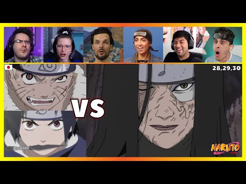 Orochimaru🐍 Vs Naruto and Sasuke | Reaction Mashup [Naruto 28,29,30] ナルト