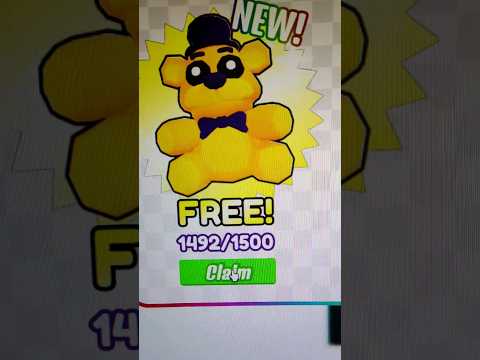 How to get Golden Freddy Buddy Free Limited UGC in Cameraman Race Simulator? #roblox #freelimiteds