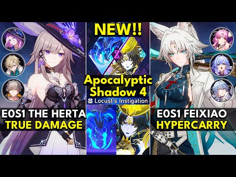 NEW Apocalyptic Shadow Floor 4 3 Stars | E0S1 The Herta & E0S1 Feixiao | Honkai: Star Rail 3.0