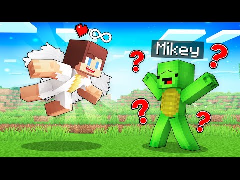 JJ Became Immortal and Troll Mikey in Minecraft! (Maizen)