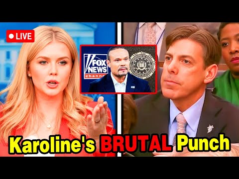 Karoline Leavitt OBLITERATES the Press Over Their Bongino FBI LIES!