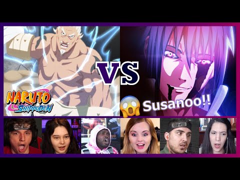 Sasuke vs Raikage  | Reaction Mashup [Naruto Shippuden Episode 203]