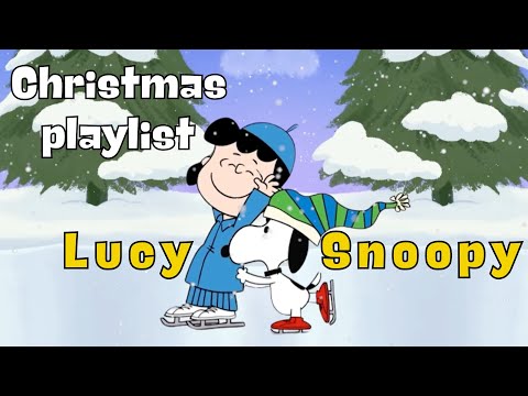 [𝗰𝗵𝗿𝗶𝘀𝘁𝗺𝗮𝘀 𝗽𝗹𝗮𝘆𝗹𝗶𝘀𝘁] Snoopy and Lucy on Winter Park⛸️☃️ Christmas Soft Jazz for your Best Holiday