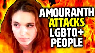 Amouranth attacks LGBTQ+ people