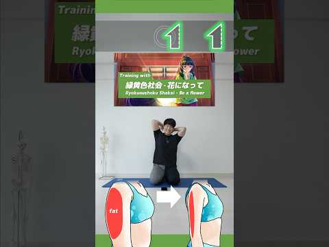 [Slim Your Arms] Rhythm Game Exercise for Toned Arms 🔥 [Ryokuoushoku Shakai – Be a flower]