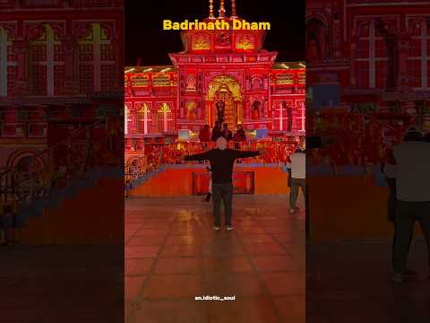 Badrinath Mandir: Yaha Sach mein feel alag hai ❤️#chardham #badrinath #badrinathdham #shorts #pahadi