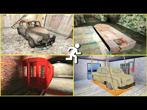 Granny 1, 2, 3 & 4 New Update Vehicle Escape In New Granny Mod || New Granny Mod Update