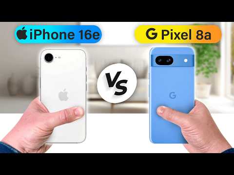 iPhone 16e Vs Pixel 8a - REVIEW OF SPECS!