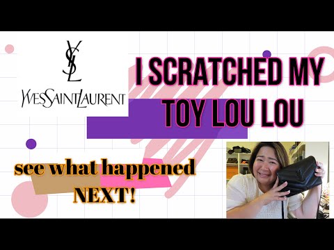 SAINT LAURENT BAG YSL TOY LOU LOU | SCRATCH TEST BELIEVE IT! | AMAZED!! - nyceejlovesnyc