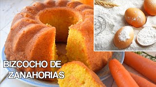 COMO HACER UN BIZCOCHO DE ZANAHORIAS | Pastel de zanahorias esponjoso, suave y muy facil de hacer