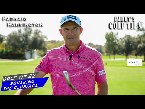 SQUARING THE CLUBFACE | Paddy's Golf Tip #22 | Padraig Harrington