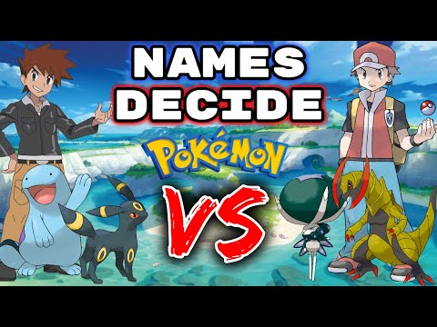 We Catch Pokemon Based Off Our Names... Then We FIGHT!