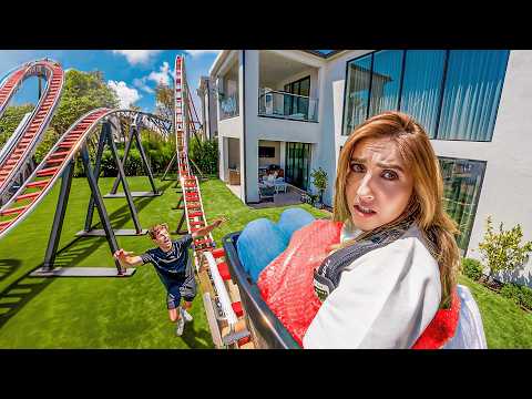 I Built a Rollercoaster in my House! ft/ Ben Azelart