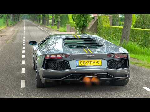 Supercars Accelerating LOUD! LaFerrari, M5 E60, Aventador, M4 CS, Huracan EVO, 488 Pista, SF90..