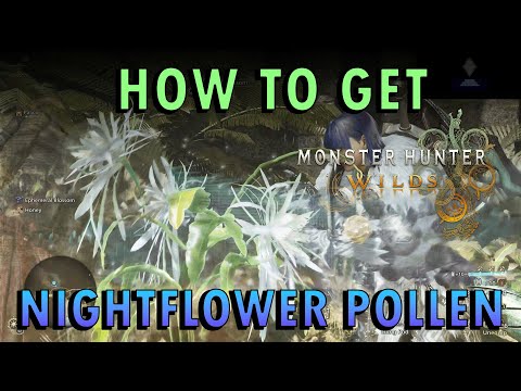 Monster Hunter Wilds - How to get Nightflower Pollen | Rarity 6 Special Item Guide (With Commentary)