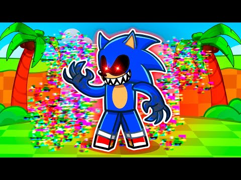 Becoming SONIC.EXE in Roblox!