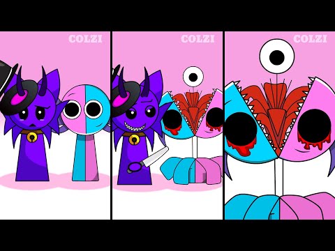 Sprunki Devil Cat meets SemiHemi Phase 4, Phase 5, Phase 6 | Compilation Incredibox