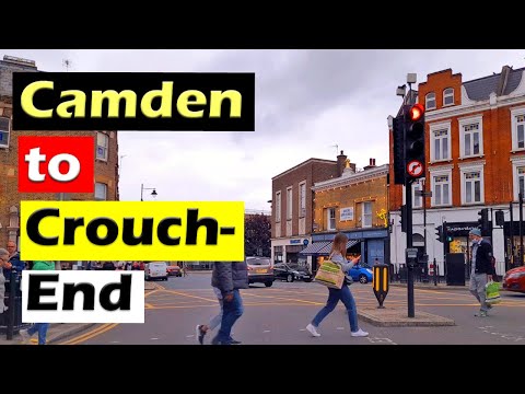 Drive from Camden to Crouchend, London