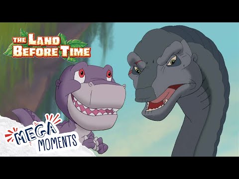 The Lone Dinosaur vs Chomper | The Land Before Time | Full Episodes | Mega Moments