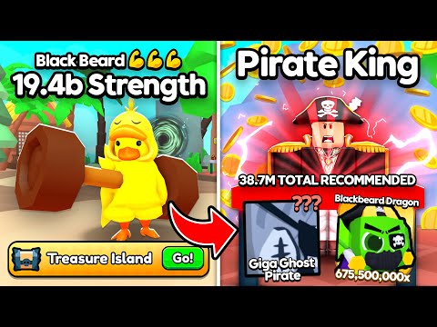 I Unlocked NEW Pirate World with INSANE Free Pets in Arm Wrestle Simulator! (Roblox)