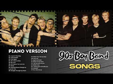 90s Boy Band Songs (PIANO Version) #90ssongs #bestband #nostalgia #playlist