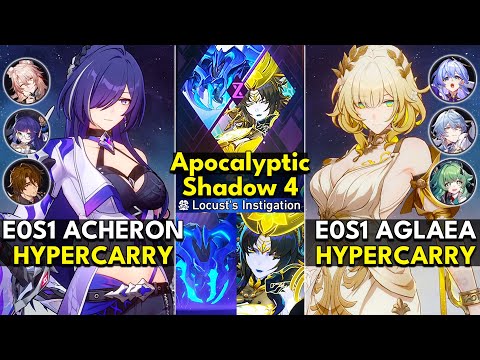 E0S1 Acheron Hyper & E0S1 Aglaea Hyper | Apocalyptic Shadow Floor 4 3 Stars | Honkai: Star Rail 3.0