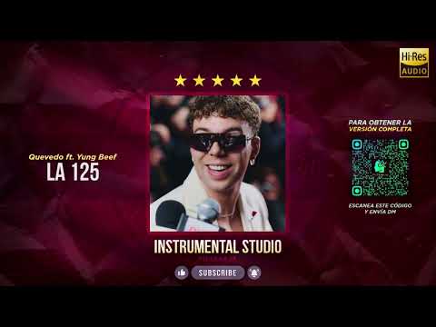 LA 125 - Quevedo ft. Yung Beef  🎶 INSTRUMENTAL STUDIO (Filtrar IA)