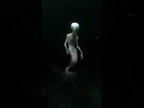 Scary Mermaid Dancing to Silly Music 😱🧜‍♀️😂#DancingMermaid #CreepyFunny #AICreated #ArtificialIntel