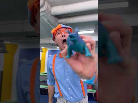 Save the DINOSAUR before it's TOO LATE BLIPPI! Ultimate Gymnastics Challenge #shorts