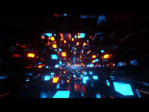 [4K] Futuristic Light Tunnel VJ Loop - Big Screen Visuals