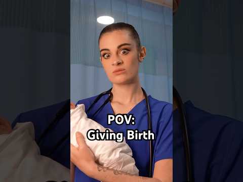 POV: Giving Birth. Part 11. #skit #comedy #funny #doctor