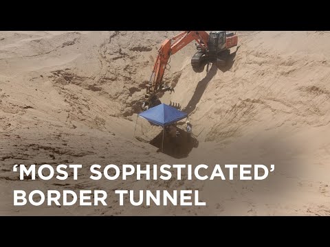 'Most sophisticated' border tunnel in US history