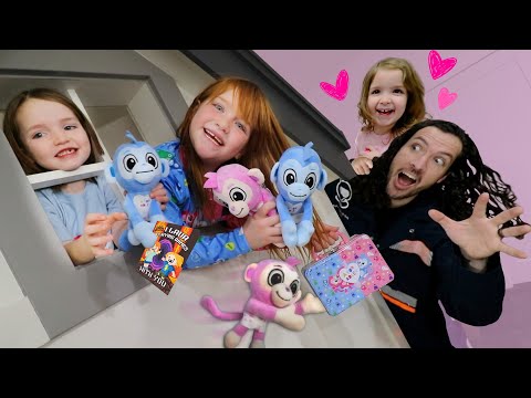 BABY MONKEY BUDDiES!! new Valentines Surprises from Adley & Niko & Navey & Dr Mom & Delivery Dad