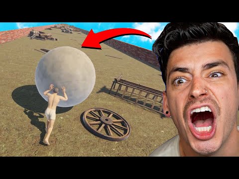 I PUSHED A BOULDER UP A MOUNTAIN?!