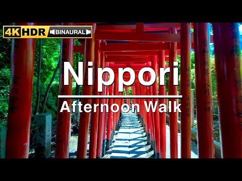 [4K HDR]Afternoon walk in Nippori  | May 2024 | 日暮里散歩