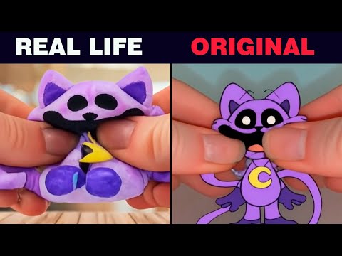 The Best TikTok of CatNap ASMR | REAL LIFE vs ORIGINAL | Poppy PlayTime Chapter 3