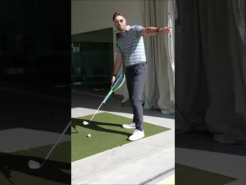 Square the club face correctly at impact with this simple tip