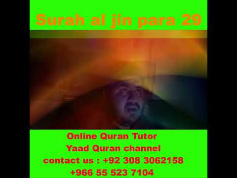 surah jin short 4 online Quran tutor