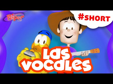 Aprende Las VOCALES con Biper y sus Amigos🤩✨ #Short