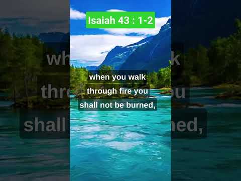 God Message For You Isaiah 43 : 1-2 #god #jesus #shorts